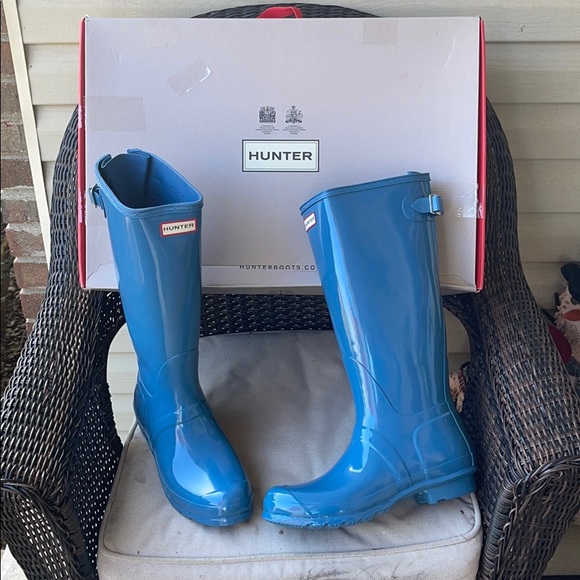 Pale Air Force Tall Adjustable Hunter Boots 11 - Picture 1 of 16